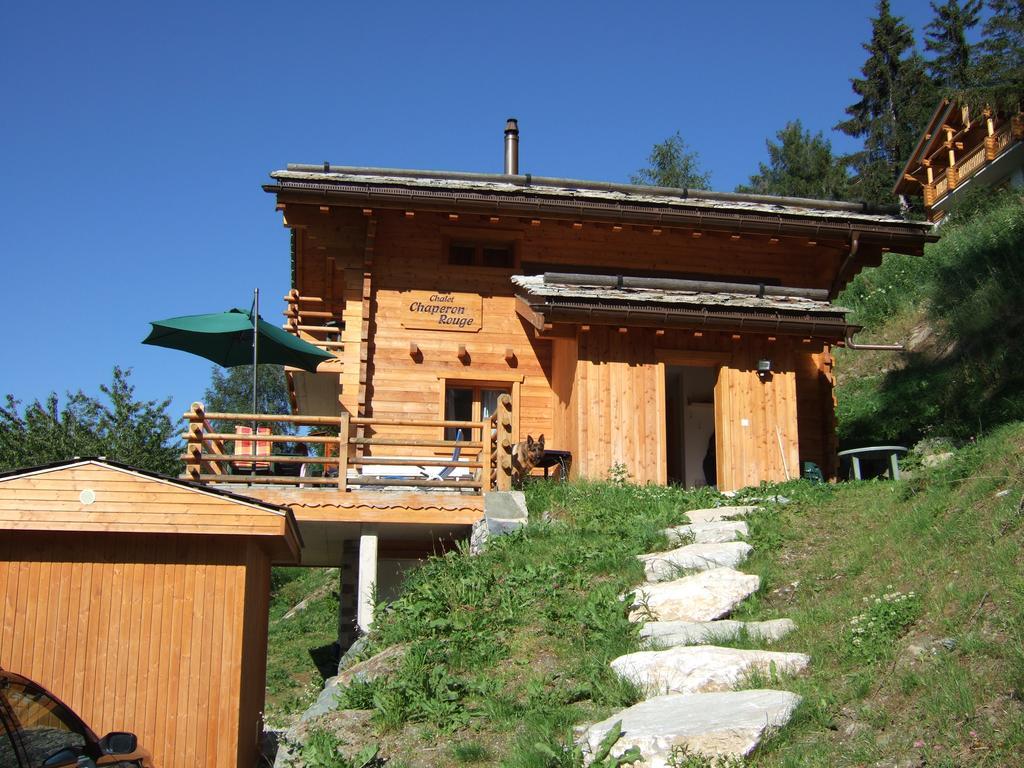 Chalet Chaperon Rouge Nendaz Exteriör bild